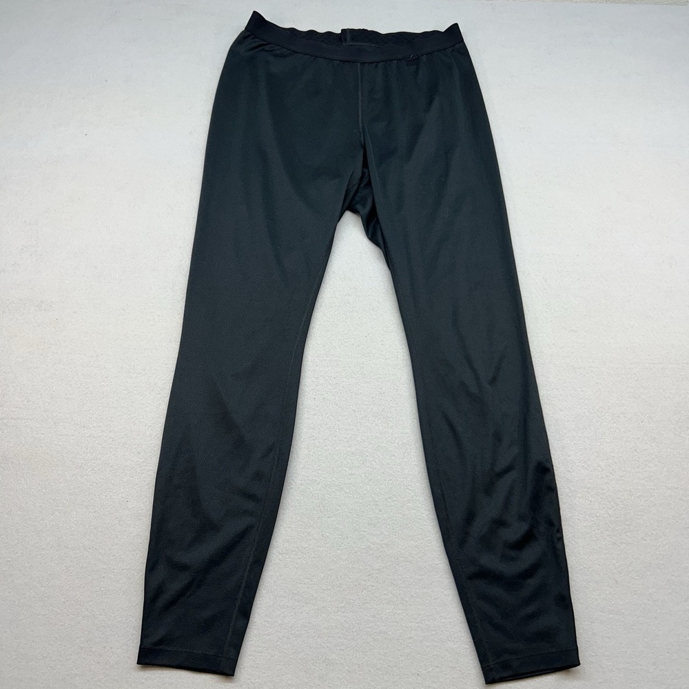 Columbia Omni-Heat Base Layer Thermal Leggings Women's Size L Black Cold Gear